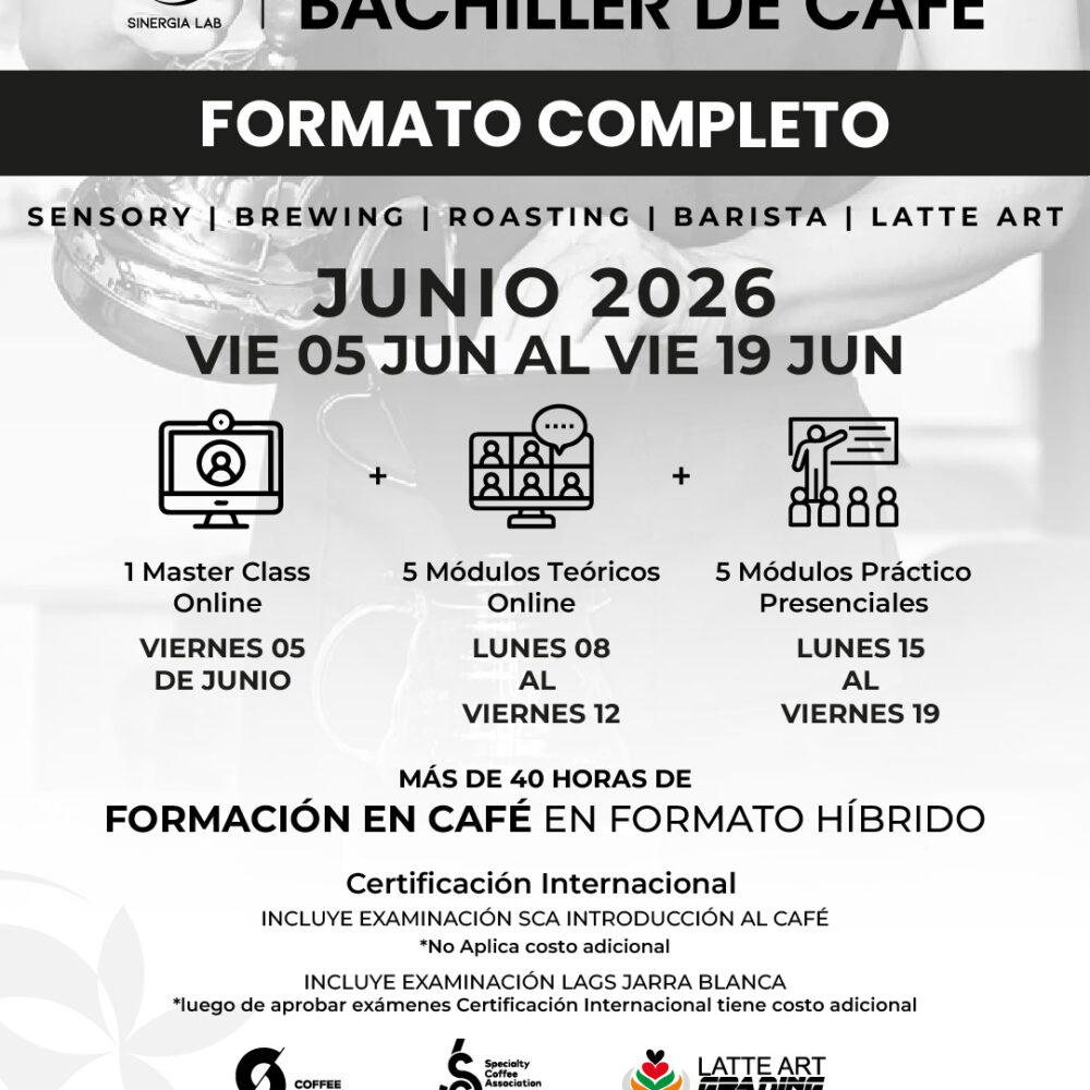 Bachiller de Café - Formato Completo Junio 2026