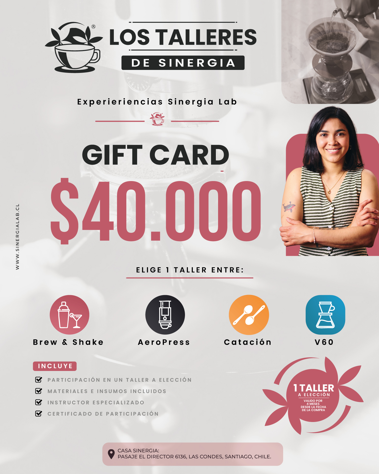 Gift Card: Los Talleres de Sinergia Lab